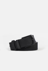 CINTURA CON FUSTO EFFETTO NABUK NERO